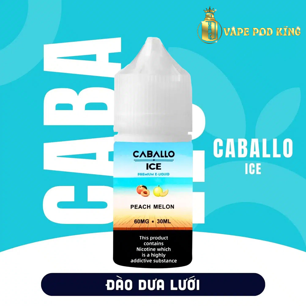 Caballo Ice Đào Dưa Gang – Peach Melon 30ml