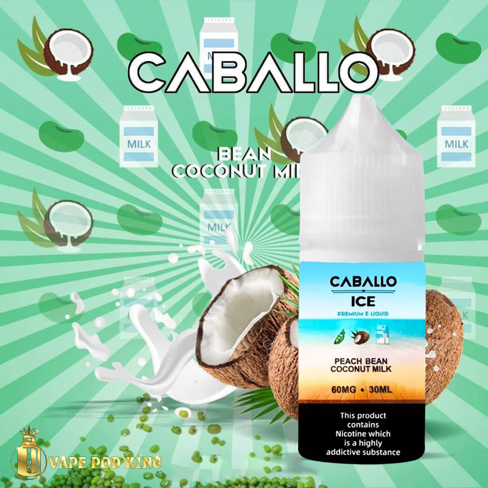 Caballo Ice Đậu Xanh Sữa Dừa - Bean Coconut Milk 30ml