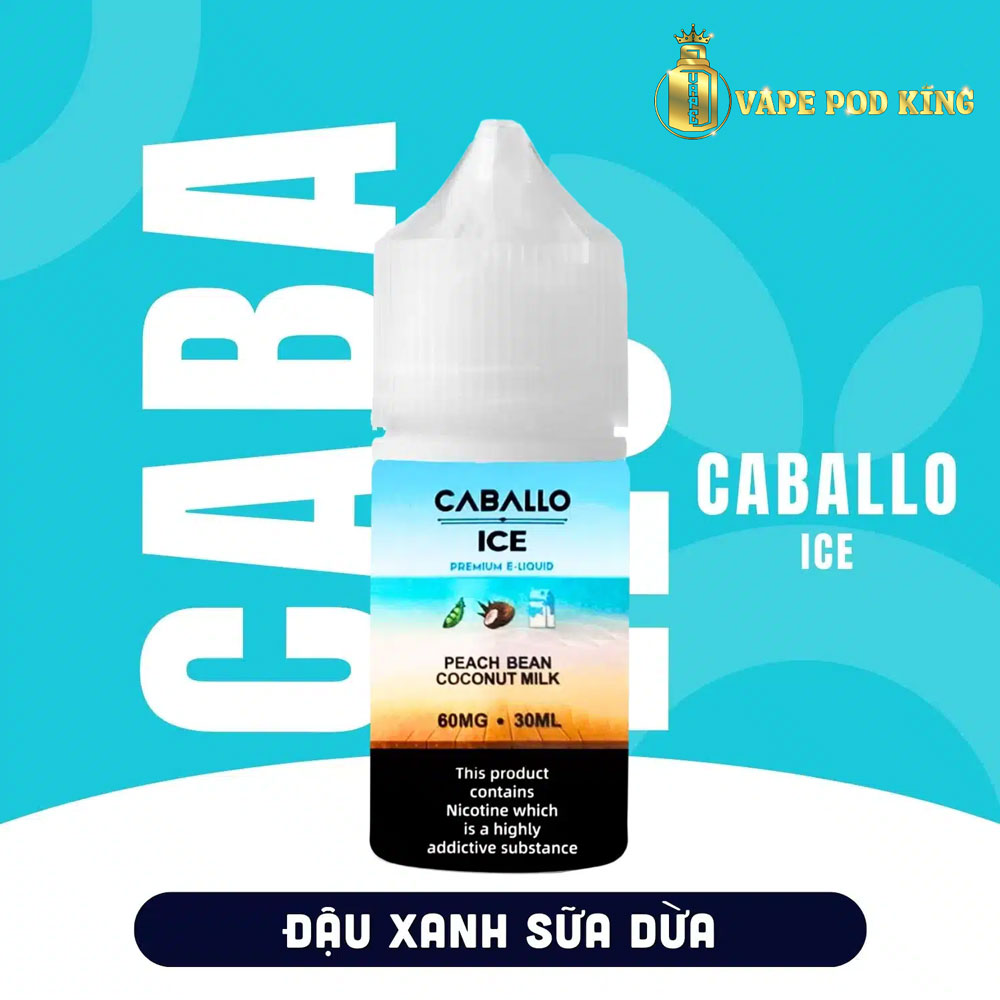 Caballo Ice Đậu Xanh Sữa Dừa - Bean Coconut Milk 30ml