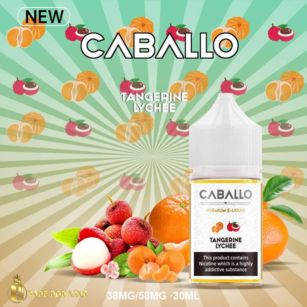 Caballo Quýt Vải - Tangerine Lychee 30ml