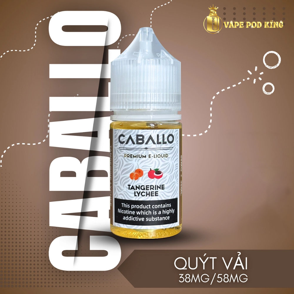 Caballo Quýt Vải - Tangerine Lychee 30ml
