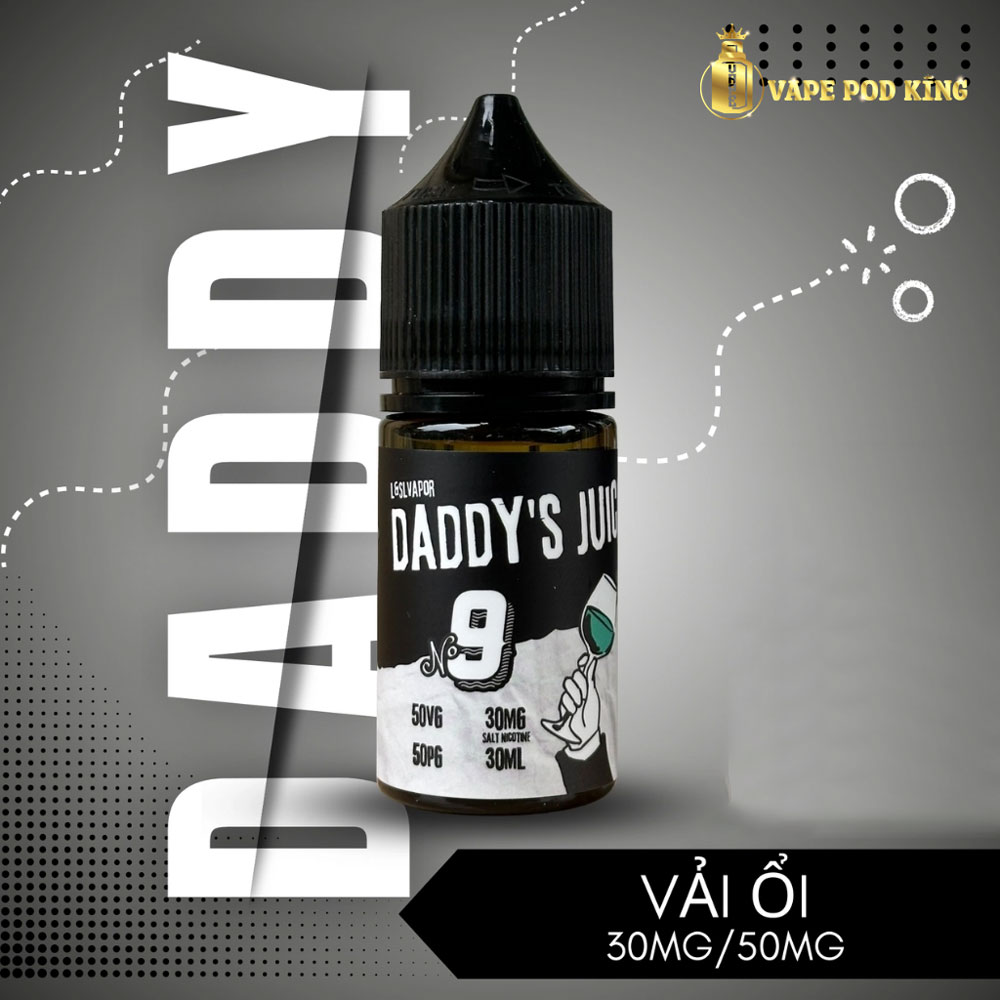 Daddy No9 Vải Ổi - Lychee Guava 30ml