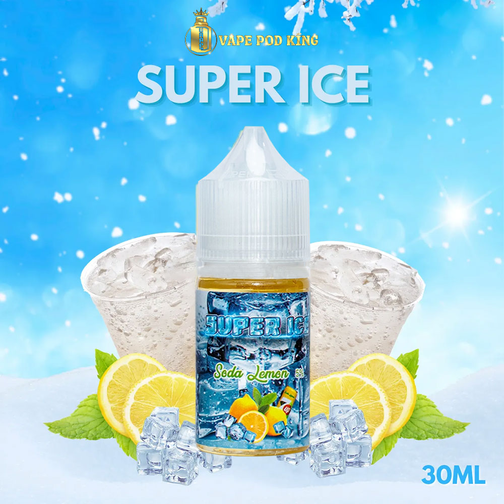 Super Ice Soda Chanh Lạnh - Soda Lemon Ice 30ml