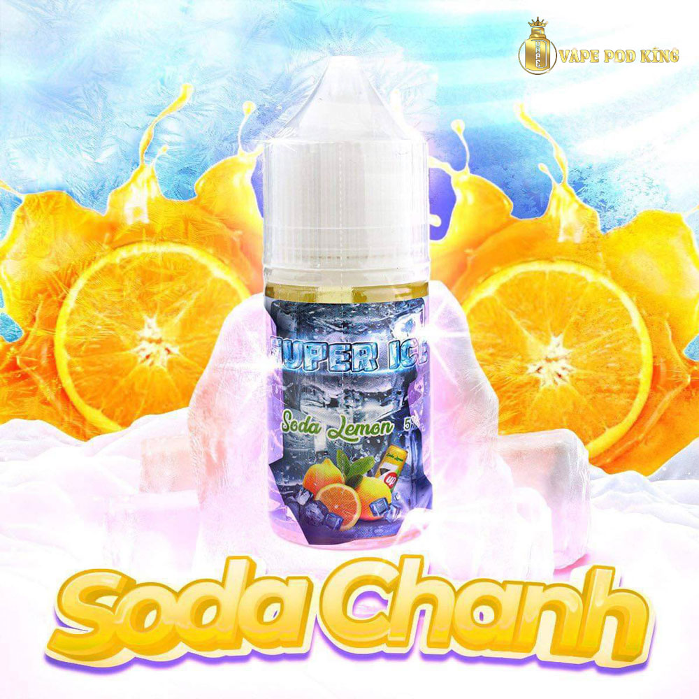 Super Ice Soda Chanh Lạnh - Soda Lemon Ice 30ml
